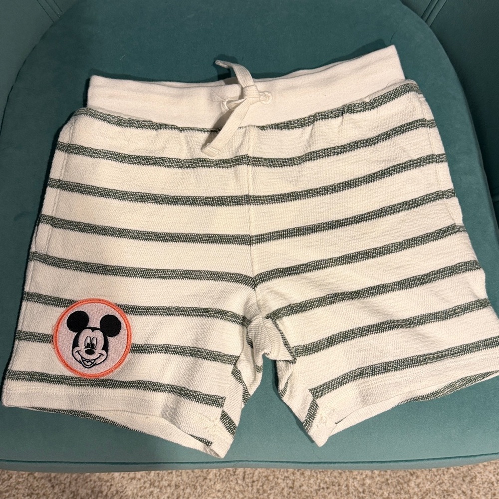 Janie and Jack Disney Collaboration Striped Shorts